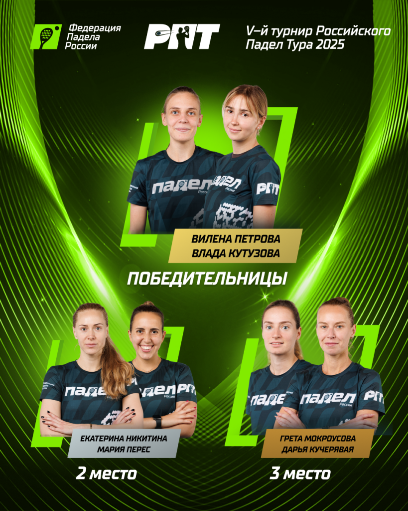 РПТ 5 Ж Призеры